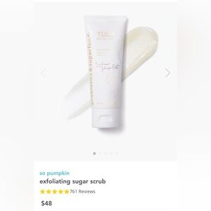 Tula so pumpkin sugar scrub